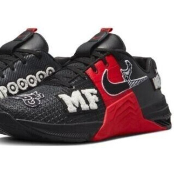 Nike Metcon 8 MF Matt Fraser PE Gym Training Shoes Black Red Men’s NEW - Picture 2 of 5